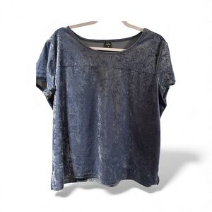 Women’s Xl City Streets Shirt blue shimmery